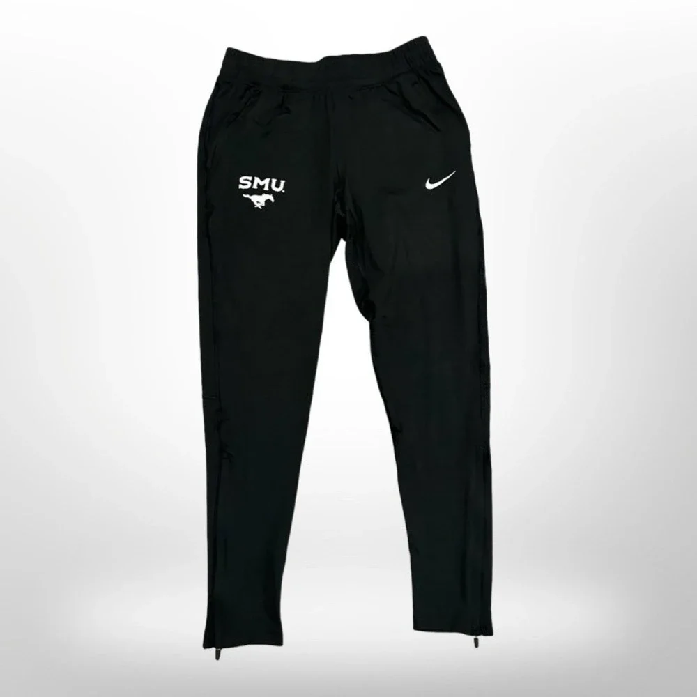 Nike SMU Mustangs Dri-FIT Pants Black Athletic Track Women Small NWOT AJ3662-010 - Picture 3 of 10